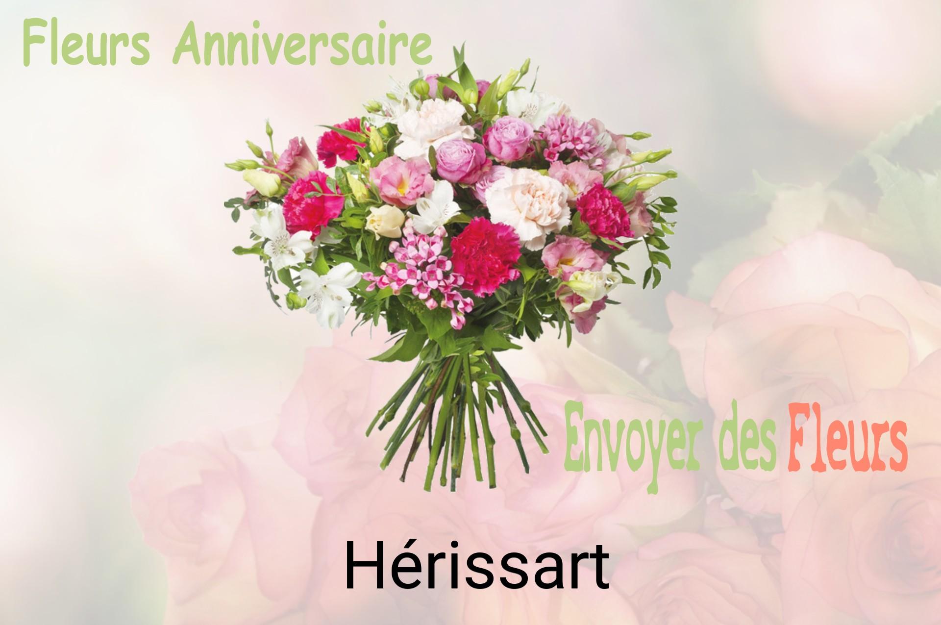 Bouquet de fleurs d’anniversaire livré à Hérissart
